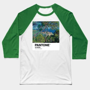 PANTONE MONET - Bordighera (1884) by Claude Monet Landscape Baseball T-Shirt